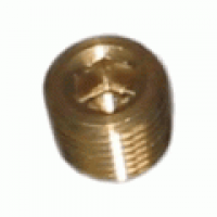 Brass Plug Fitting: 1/2"